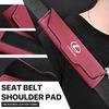Leather Car Seat Belt Protection Shoulder Pad Cover Cushion For Lexus IS250 Ct200h LS430 LX570 NX300h IS300h RX330 ES300h UX250h
