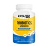 Tata 1mg Probiotici 30 Miliardi di UFC+ Capsule con Fibra Prebiotica - Confezione da 60 | Integratore per la Salute Intestinale e il Supporto Digestivo | Per Uomini e Donne