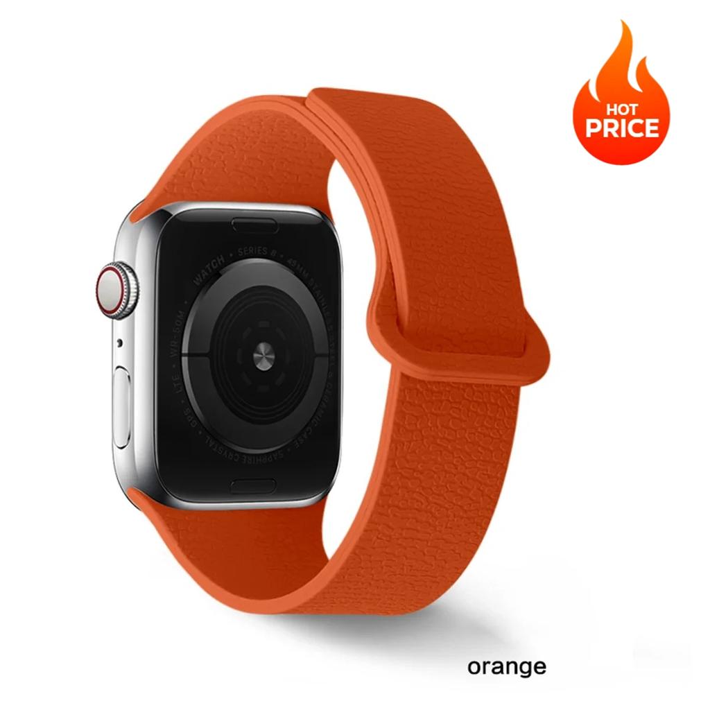 Magnetic Silicone Strap for Apple Watch Band Ultra 3 49mm Series 11 10 42 46mm 9/8/7 45mm 41mm 44 40mm Sport for IWatch 6 5 4SE