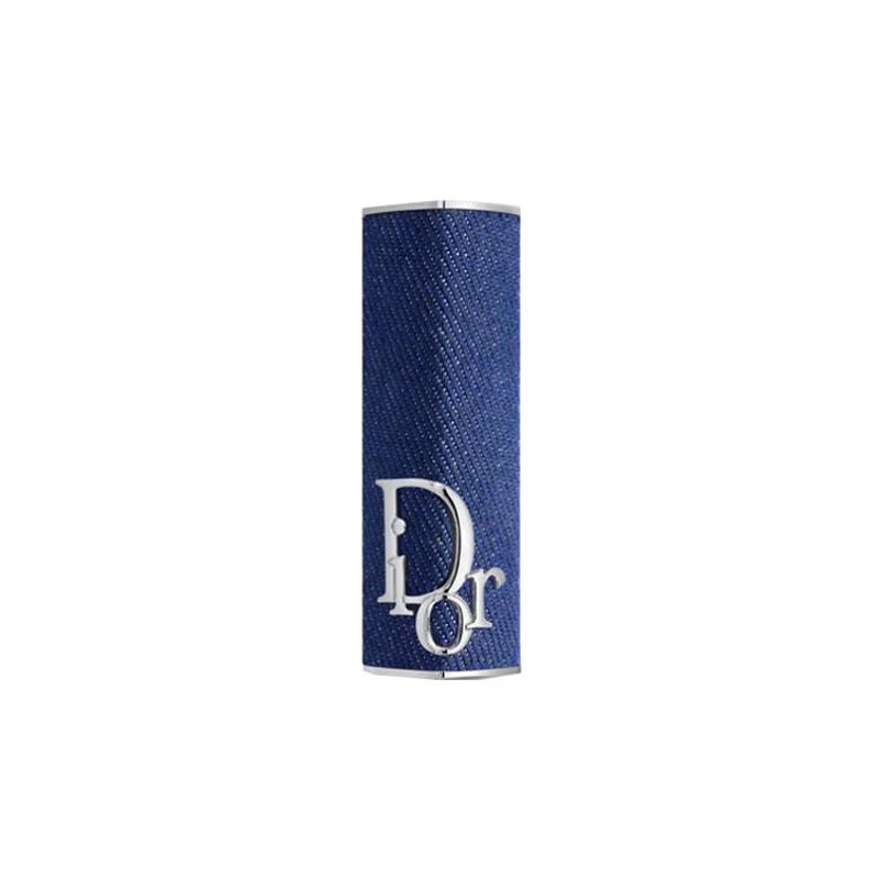 DIOR fashion clarinet lipstick shell elegant without lipstick paste Lipstick Case-Denim Denim чёрный