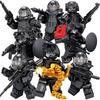 Leyi 87006 Blind Bag Special Police Wolf Squad Building Block Police Figurine Assembly Military Toy Blind Box Car