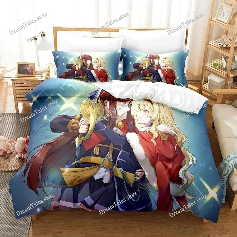 3D Printed Anime Revue Starlight Bedding Set Duvet Cover Bedroom Comforter Single Twin King _Size Quilt Cover Home Textiles