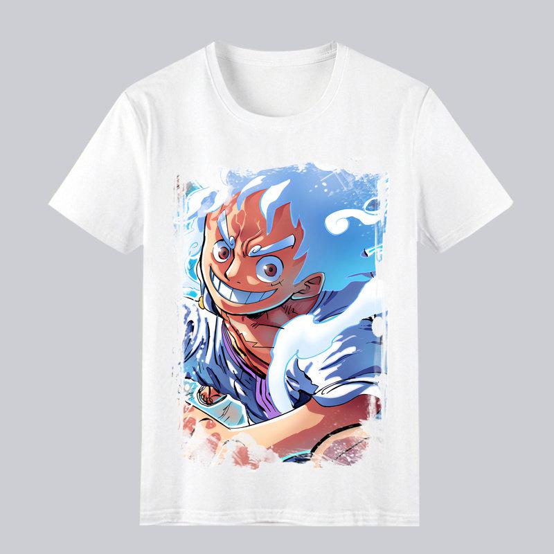 One Piece Printed Tshirt Sun God Nika Shape Casual Comfortable High Quality Cotton Parentchild Clothing