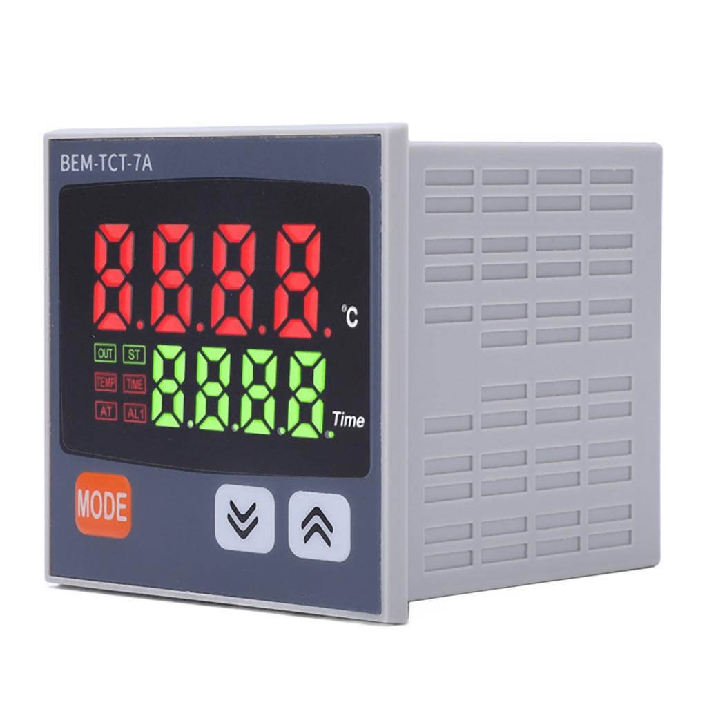 Digital Display Temperature Controller Relay Output Thermostat for Heat Press Machine 100?240V