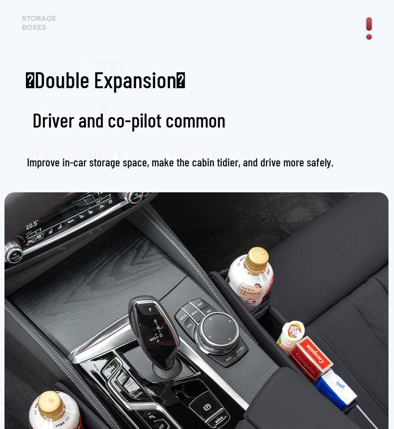 Zeekr Car Seat Gap Organizer for Models X, 001, 007, 009
