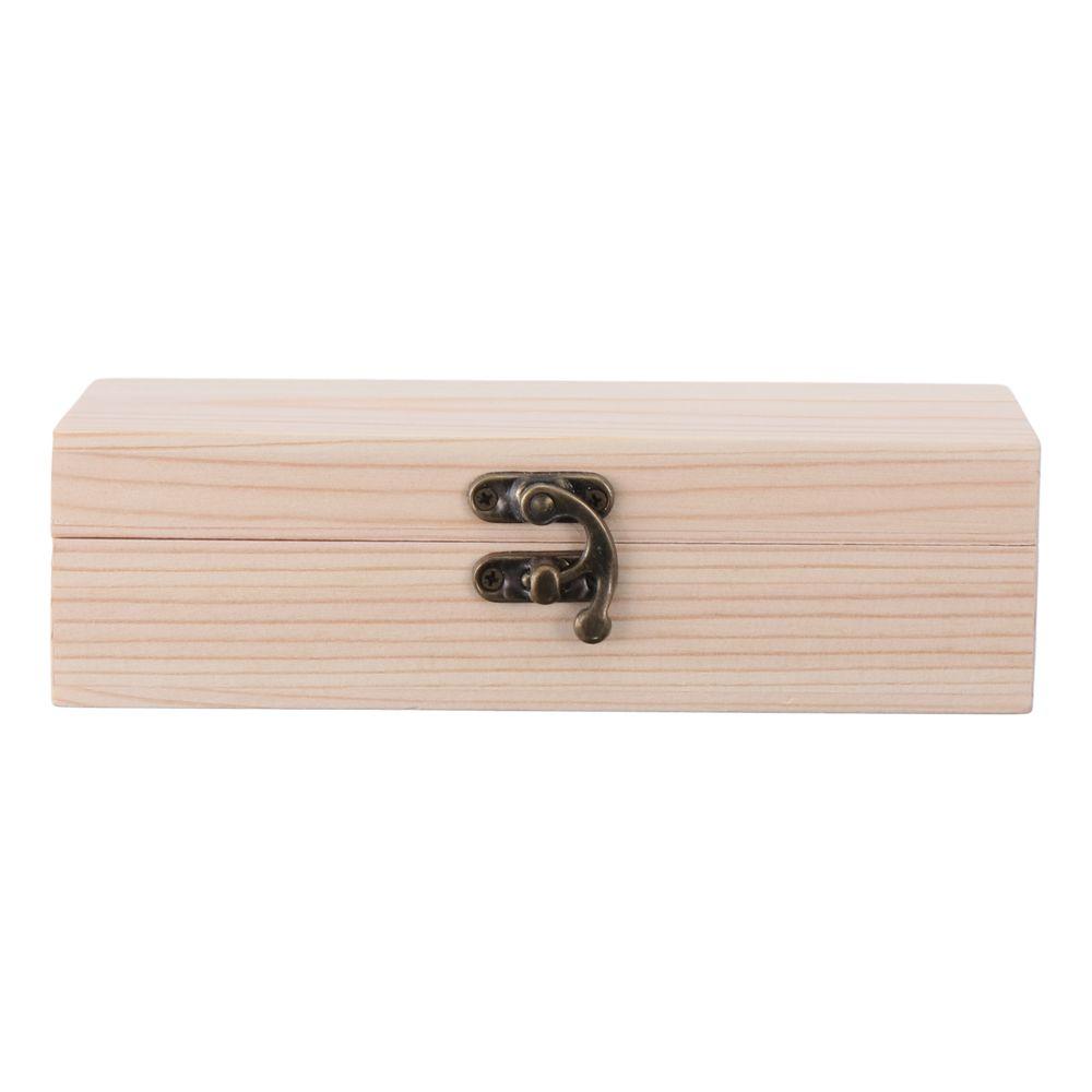 Natural Colour Gift Wrapping Wooden Box Wooden Visual Storage Wooden Box DIY Crafts