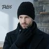 Winter Warm Hat Scarf And Glove Set Thermal Three-piece Set, Thickened Knit Gloves Touch Screen Compatible Kit, Cold Weather Ear Protection