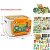 Plants Vs Zombies Childrens Toy Set With Storage Box 22 Pieces For Creative Play And Gift