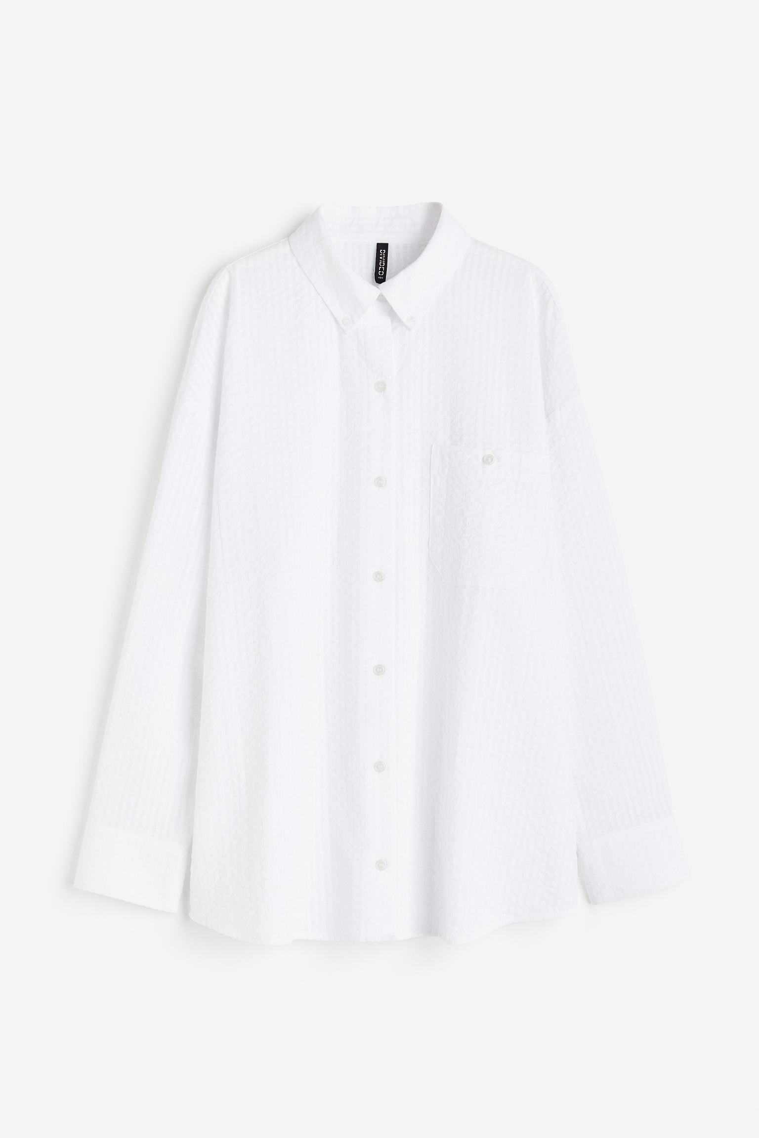 

Рубашка из сирсакера оверсайз