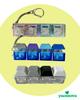Keyboard Keychain Fidget Toy Keycap Keyboard Clicker Blue Switch Stress Relief Toy [yacanova]