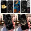 Crescent Moon Sun Funda For Xiaomi Redmi Note 9 10 11 12 13 14 Pro 9S 10S 11S 12S Redmi 13C 10C 12C 14C Case