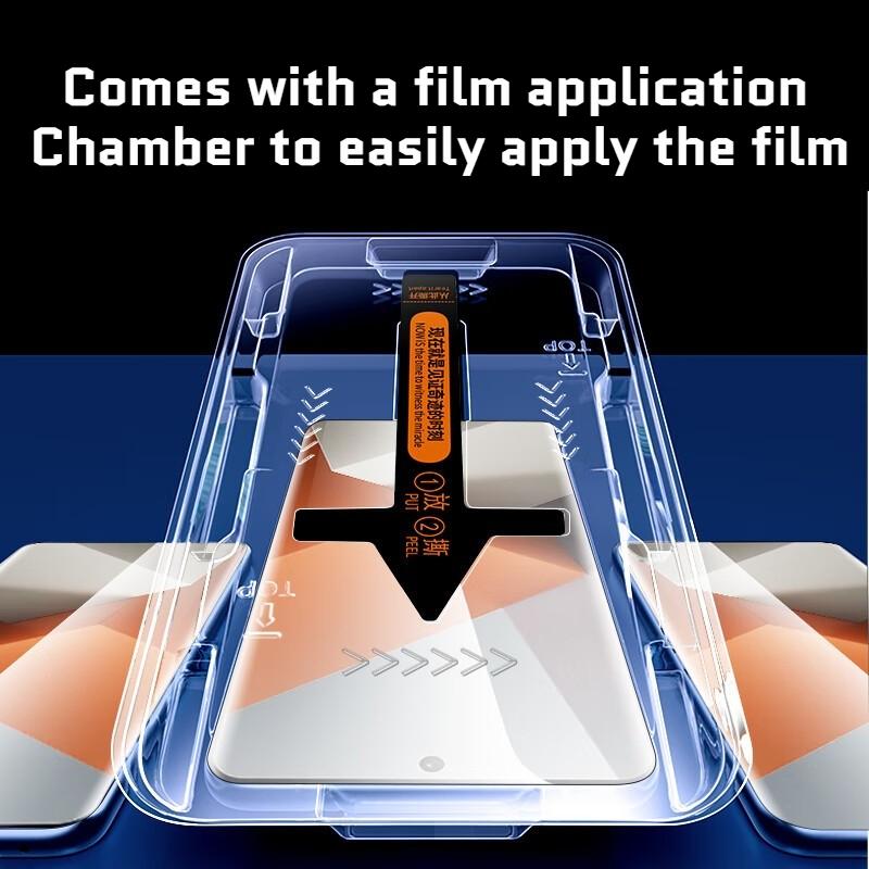 Staubfreier Gehärteter Glas HD Anti-Fingerabdruck Displayschutz für Motorola Edge 70 Fusion+ 60 Pro 50 Neo Einfache Installation Frontfolie