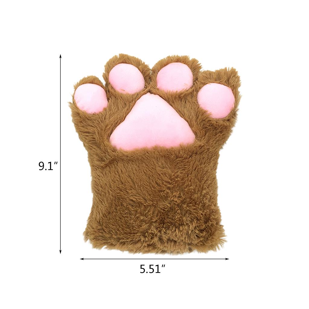 1Pc Kitten Kitty for Cat Bear Paw Glove Cosplay Costume Accessories for Adult
