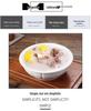 Creative Large Ceramic Soup Bowl - Thickened, Round, Restaurant & Household Tableware