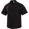 Ss24 Pattern Print Design Casual Square Collar Short Sleeve Shirt Men Shirts Black 626867-01