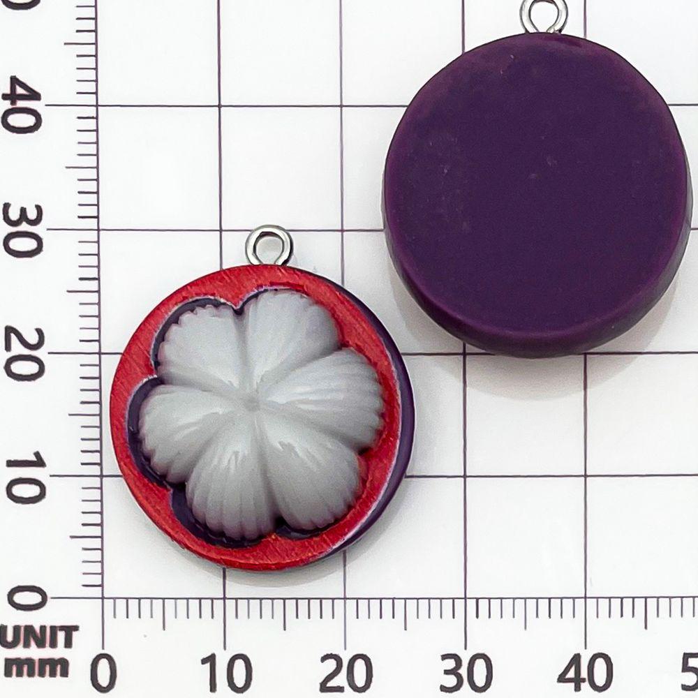 15-Color Resin Cartoon Fruit Pendants: Watermelon & Apple Charms for DIY Jewelry