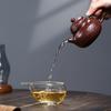 Chinese Yixing Purple Clay Teapot Handmade Flowers Tea Pot Household Beauty Tea Infuser Kettle Raw Ore Zisha Tea Set 230ml