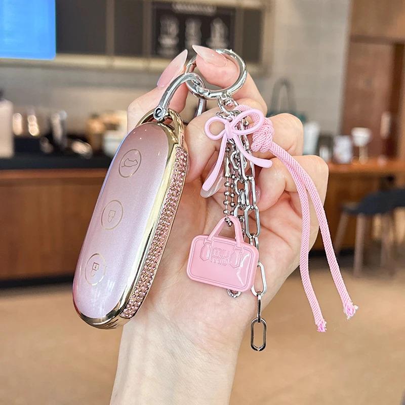 Suitable For Ideal L9 Keyset L8 L7 L6 Mega Car Key Special Protective Shell Car Key Bag Car Key Decoration Cars Accessories