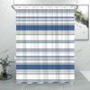Abstract Line Minimalist Shower Curtain Washable Cloth Bath Curtain Fabric Rustic Striped Baths Curtain Farmhouse Bathroom Decor
