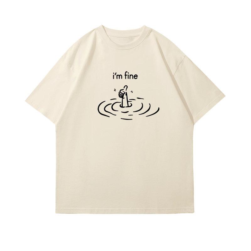Simple Creative I Am Very Good Im Fine Fun Shortsleeved Tshirt Unisex And Unisex Summer Cotton Breathable Workers Top