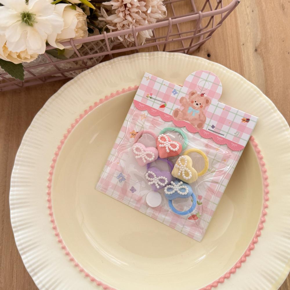 

Весенне-летняя сумка в горошек, повязка для волос с пуговицей, детский головной убор, резинка для волос, бант «любовь», милые и не травмирующие волосы аксессуары