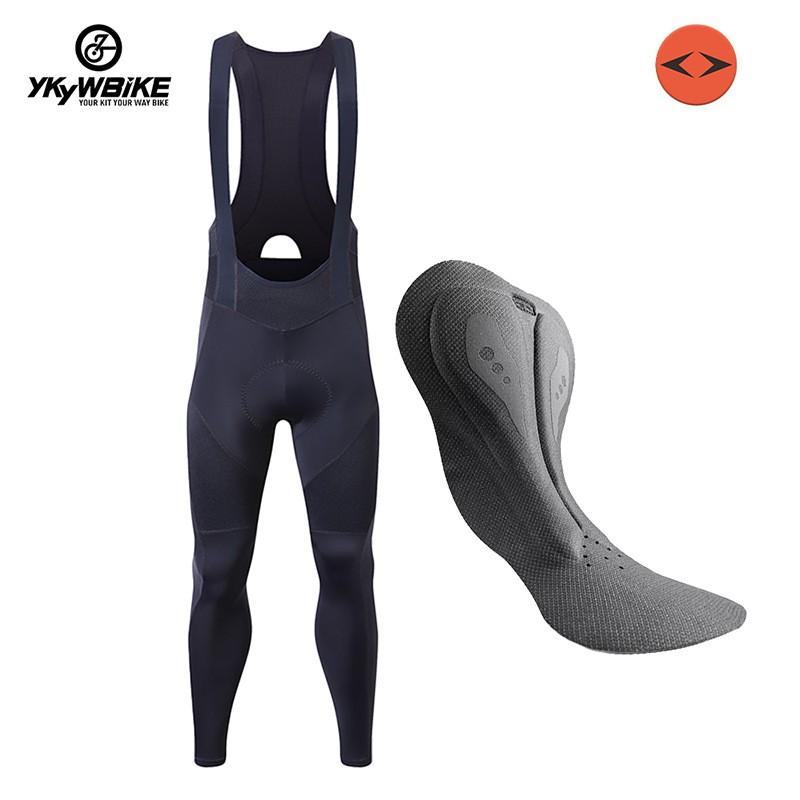 Mens Cycling Bib Shorts With Breathable Moisture-Wicking Pad Road Bike Riding Sportswear
