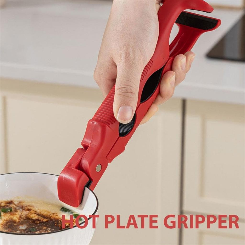 Scald Plate,Multi-Function -Scald Bowl Clip,Multi Angle Hot Plate Grippers Tongs,Bowl Clip Hot Dish,Kitchen Utensil