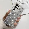 Cute Dog Paws Pattern Phone Case For Samsung Galaxy S25 S24 S23 S22 S21 Ultra Plus 5G Shiny TPU Shockproof Cover Gift