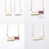 Sublimation Necklace Storage Drawer Necklace Unique Style Chain Necklace Pendant Necklace Alloy Material for Daily Party