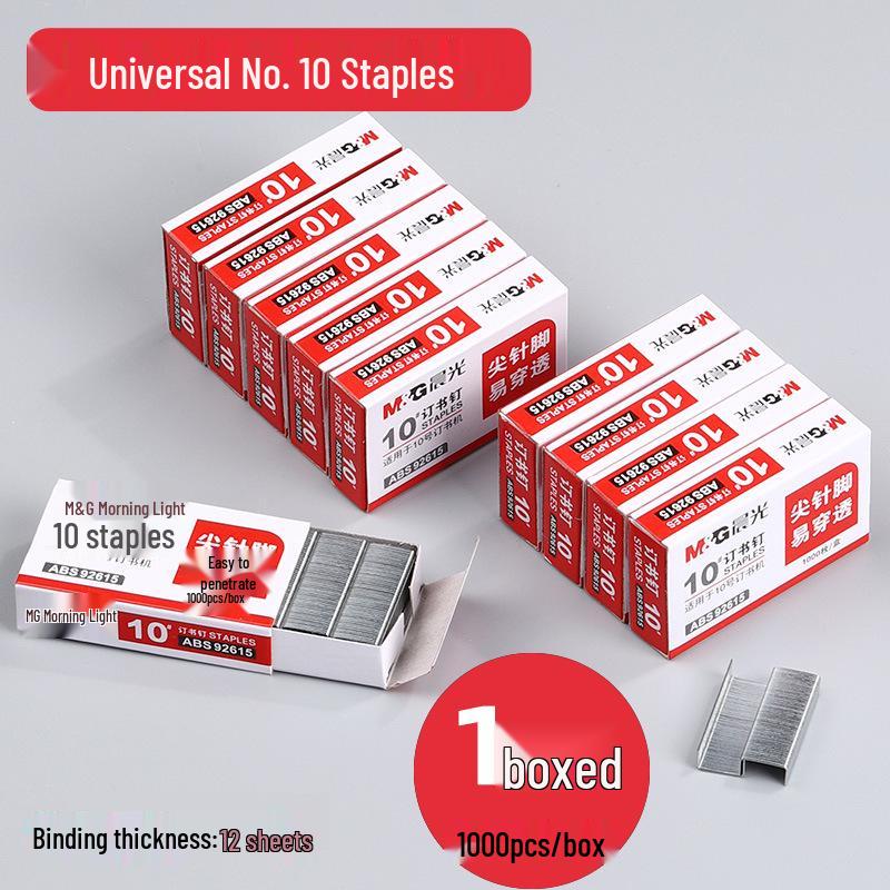 Universal No. 12 Staples 24/6, Standard School & Office No. 10 Staples