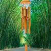 Bambus-Windspiel Röhren-Windspiel 30" Klassisches Zen-Holz-Windspiel Haus-Garten-Dekor