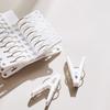 30PCS Plastic Windproof Clothespin Clothing Drying Sock Plastic Fixed Pants Clip Drying Storage