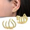 Trendy Multilayer Claws Stud Earrings for Women Silver Color Fashion Contracted Ear Piercing Accessories Dropship Jewelry
