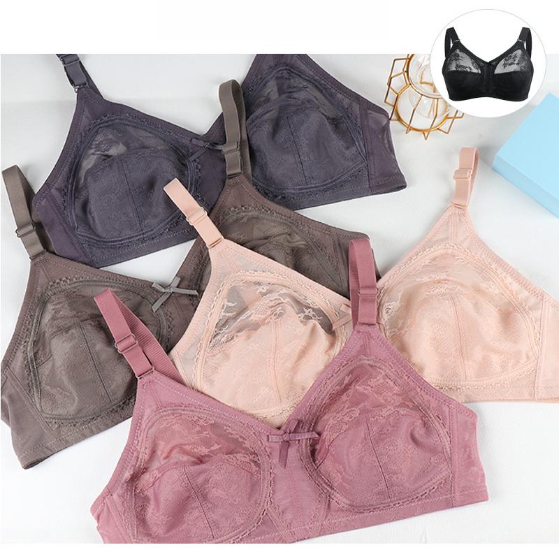 Sexy Transparent Lace Push Up Bra Thin Bralette Top Women's Bras Bralette Deep V Sexy Lingerie