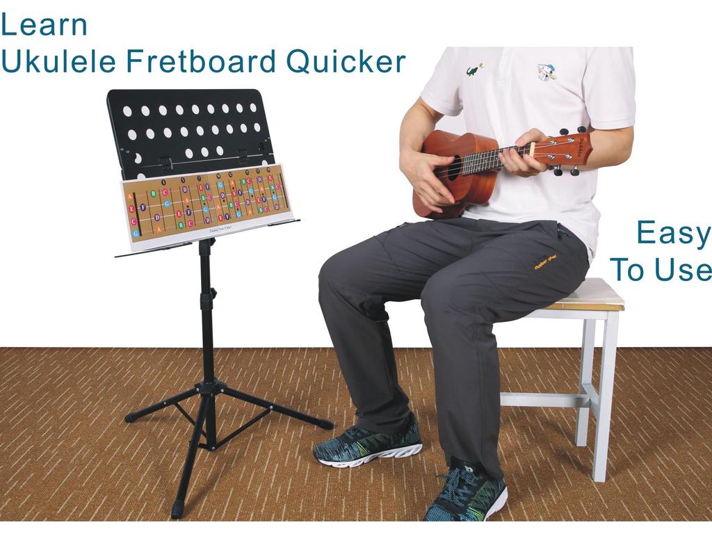 Ukulele Chord & Scale Comparison Chart for Four-String Ukuleles
