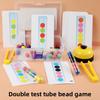 Test Wooden Clip Beads Color Cognition Puzzle Toy For Preschoolers