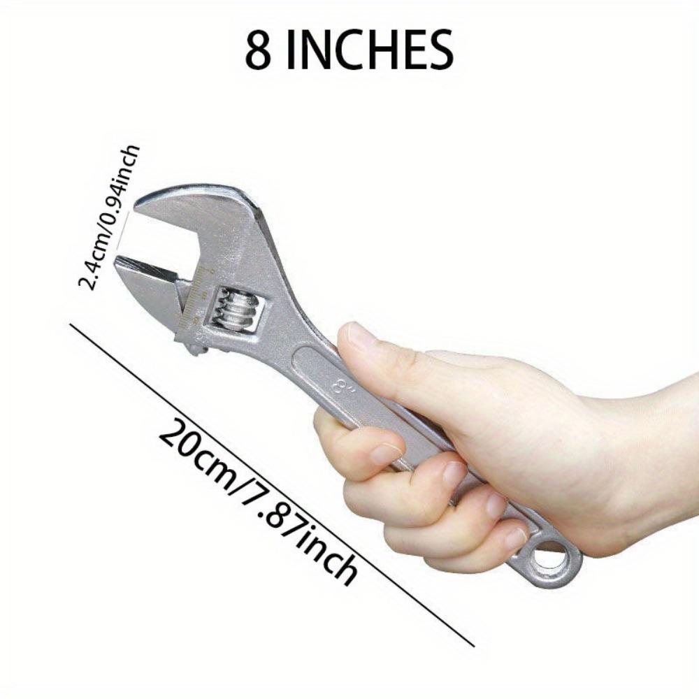 High-carbon Steel Forged Chrome-Plated Flexible Adjustable Wrench - Adjustable Wrenches with Heat Treated