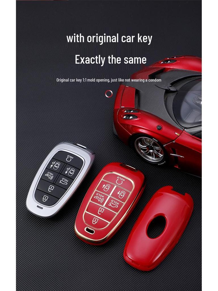 Hyundai Tucson L Key Case - 5th Gen Soft TPU Protective Shell