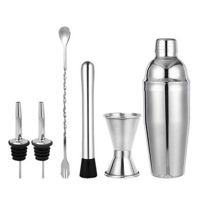 6Pcs/Set Dishwasher Safe Drink Mixer Bar Set Stainless Steel Mixology Kit  Cocktail Making