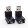 90 Angle Usb 3.0 Type A Male To Female M/F Adapter Connector Converter Extender Plug For Laptop Pc Left/Right/Up/Down