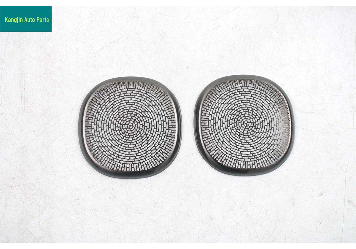 

Stainless Steel Black Titanium Triangle Speaker Covers for BAIC ARCFOX Alpha T1 Interior Modification