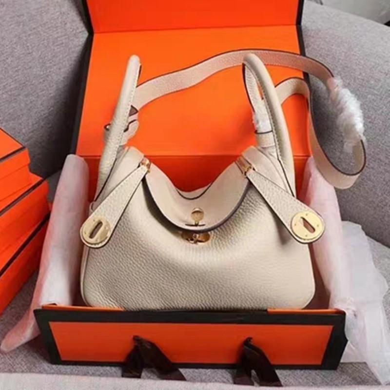 Mini Lindy Leather Crossbody Bag Small Shoulder Handbag Women Trendy Doctor Style