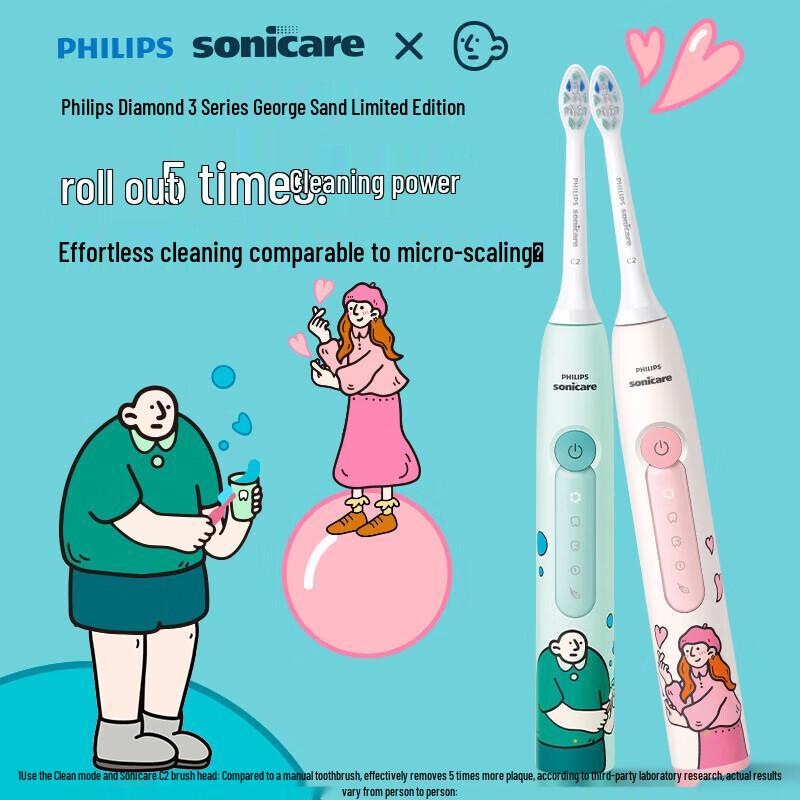 Philips Diamond Series Gum Care Sonic Electric Toothbrush
