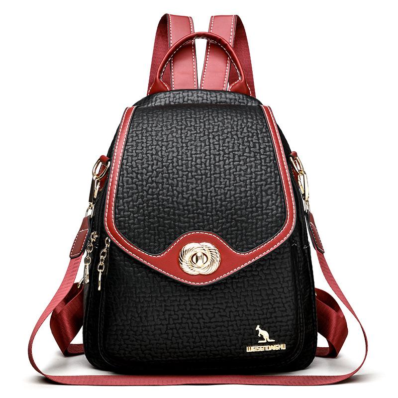 Новый стиль модного и универсального повседневного рюкзака для мам с большой вместимостью, дорожная сумка для женщин