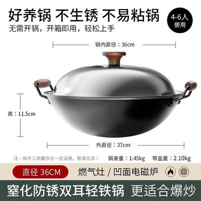 Monsieur. Wok antiadhésif Jian 36cm pré-assaisonné