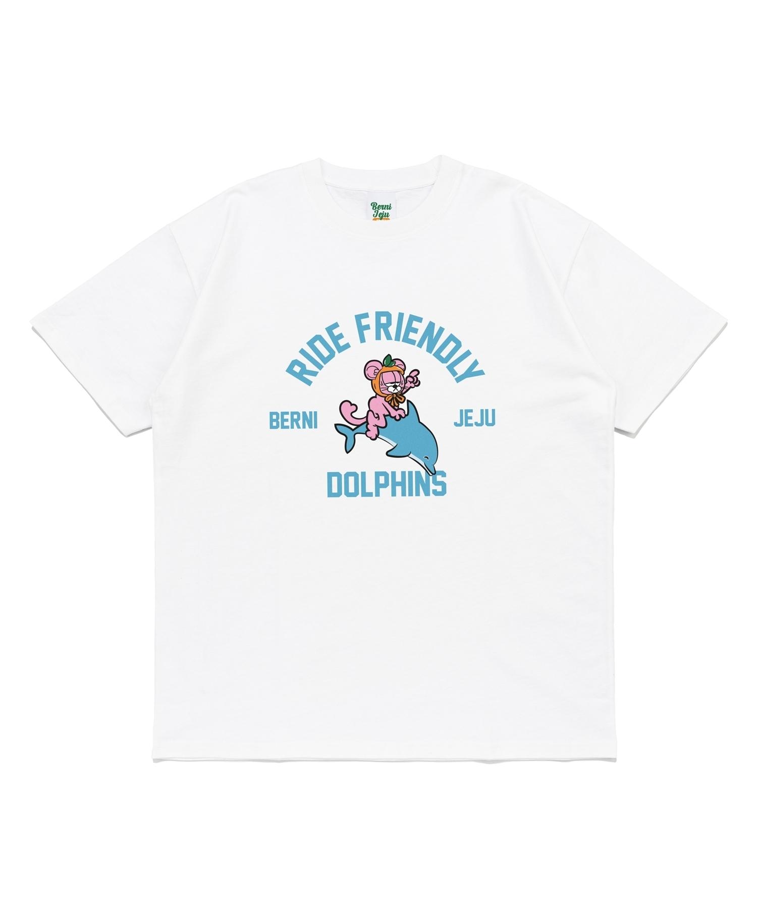 Bernie [Jeju Edition] Berni Ride Friendly Dolphins Jeju Tee (White) S