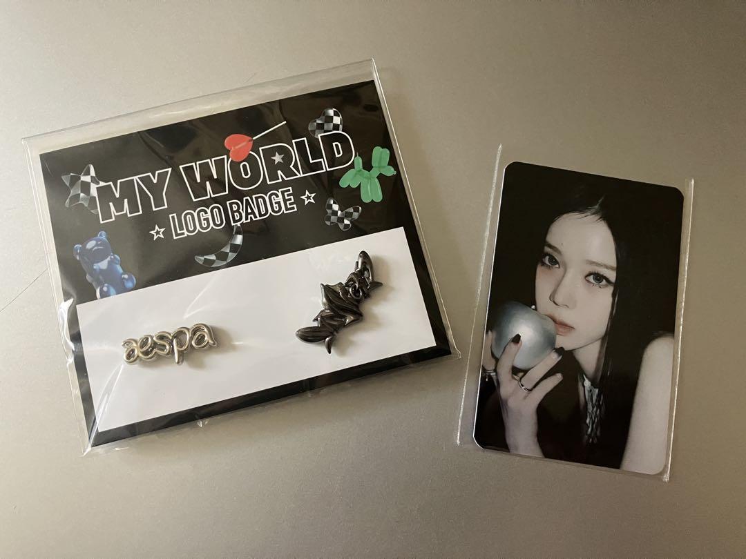 

[USED] aespa MY WORLD MD LOGO BADGE Logo Badge Winter