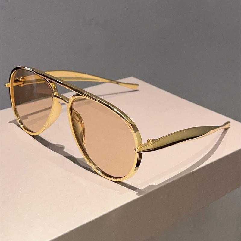 Wind Pilot Toad Glasses Ball Party Fashion Street Shot Sunglasses Retro Double Beam Sunglasses