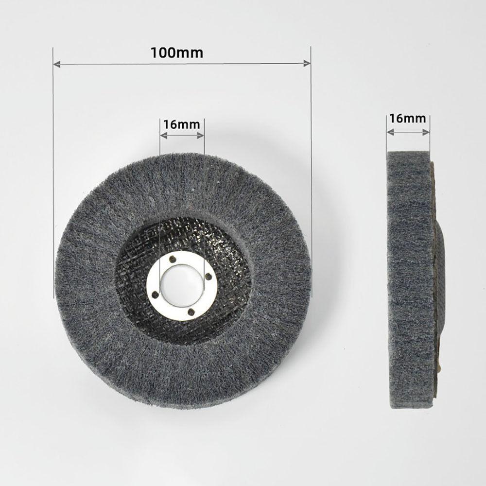 1Pcs New Nylon Fiber Polishing Wheel 800 Grits 4 Inch 100mm Polishing Disc Buffing Wheel For Wood Metal Buffing