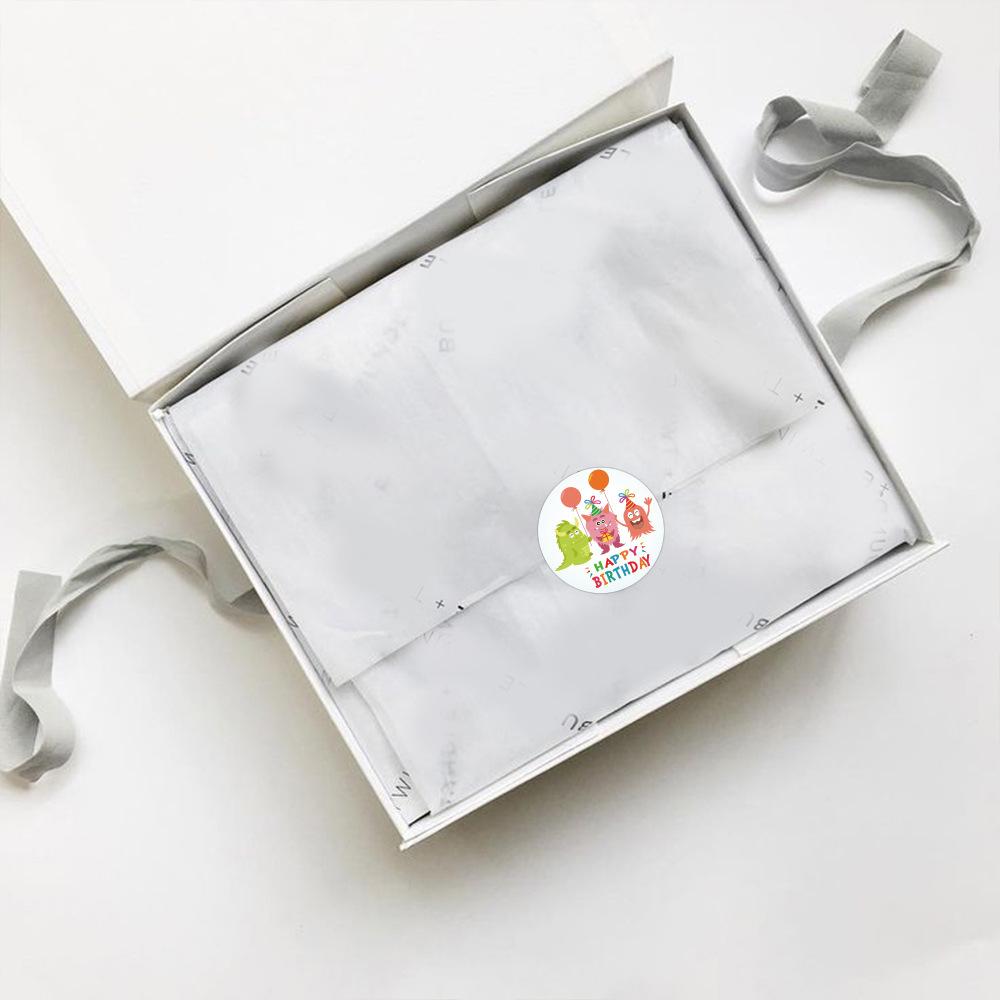 100-500Pcs High-Quality "Happy High-Quality Birthday" High-Quality Sticker High-Quality Envelope High-Quality Sealing High-Quality Label